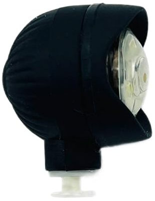 LANAFAY 2Pcs Headlights for Clogs, LED lights with 3 Light Modes, Shoes Lights for Shoe Charms Decoration with IPX5 Waterproof, Headlight for Kids Adults Gifts Dog Walking Night Running(Black)