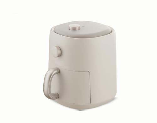 Empotec Freidora de aire vintage para horno a 230 grados de cocción, temporizador verde verde 10 l, potencia 730-870 W, voltaje 220-240 V, asas multifunción