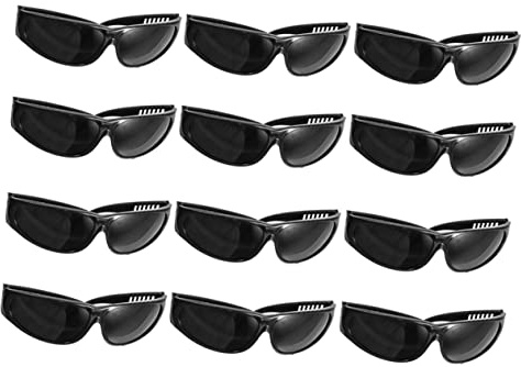 Operitacx Protective Eye Glasses for Electric Welding Work Made of Sturdy Abs Material Welding Safety Goggles with Windproof Feature 12 Pcs for Industrial Use
