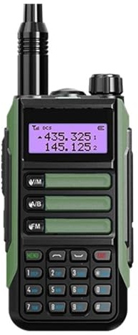 UV-16 Plus 10W Talkies-walkie VHF UHF Double Bande Radio Bidirectionnelle Chargeur USB Étanche Longue Portée Radio Amateur Double Bande(Add AirAntenna Cable)