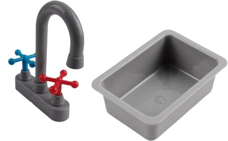 Jiuvaso Jouet de Cuisine pour Enfants de 3 à 6 Ans, Jeu de rôle, Imitation de Cuisine, capacité Cognitive, Mini évier et Robinet pour fête