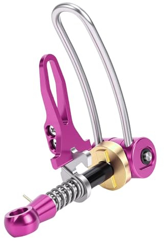 VGEBY Faltrad-Sattelklemme, Sattelrohrklemme aus Aluminiumlegierung, 31,8 Mm Sattelstützenklemme für - und 3sixty-Falträder (PURPLE)