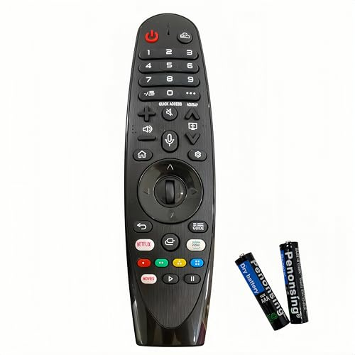 Concise Home Replacement Remote for LG Magic Remote MR20GA Compatible Replacement (With Batteries), Voice & Pointer Function, Compatible with LG Smart TV AN-MR20BA MR19BA MR18BA
