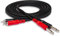 Hosa CPR-201, Stereo Interconnect, Dual 1/4 in TS to Dual RCA, 1 m