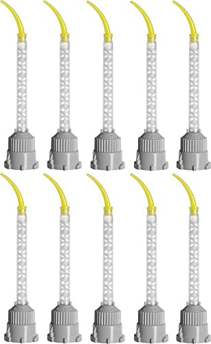 UHU Doppelkammersystem-Mischer, kurz, gebogen, 70 mm 46760 (Dosierspitzen Dispensspitzen Nadeln Kartuschen Mischdüsen Mischdüse) (Pack à 10 Stück)
