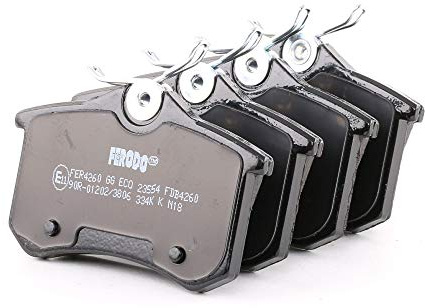 FERODO Brake Pads | FDB4260 | OE-Matching Quality | Eco-Friction Fuse+ Technology | Pack of 4
