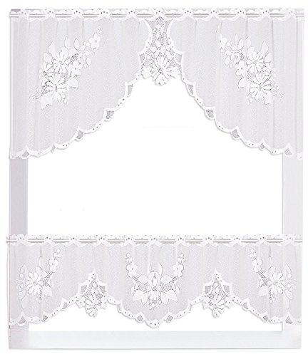 ROLLER Gardine - Jacquard - C-Bogen-Set - 140/30+50 cm