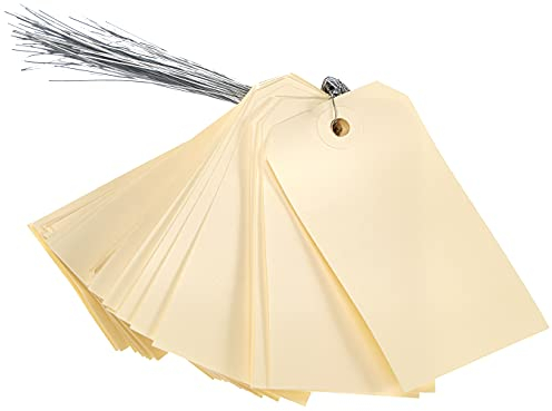 Avery Office Star 7 100 x 51 mm Etiketten mit Öse und Draht, 1000 Stück