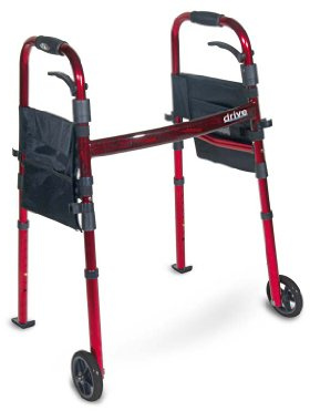 Drive Medical Reisegehgestell Ready Set Go, rot