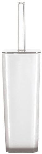 Kleine Wolke 5061114856 Easy WC-Bürstenhalter, schnee weiß, 98x373 mm, Schneeweiß