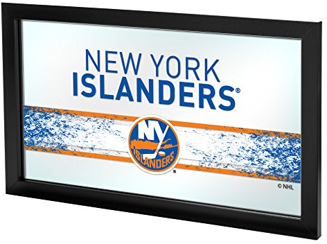 Trademark Global Markenzeichen Gameroom NHL New York Islanders gerahmt Logo Spiegel