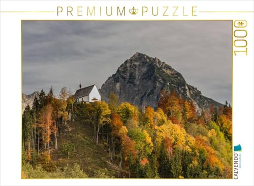 CALVENDO Puzzle Schöllanger Burg Kirche | 1000 Teile Lege-Größe 64 x 48 cm Foto-Puzzle für glückliche Stunden
