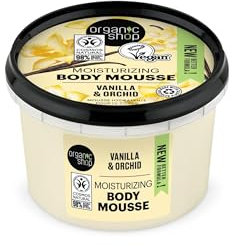 Organic Shop Body Mousse Moisturizing Vanilla & Orchid, 250 ml