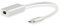 Equip 133457 Adaptador de Cable USB Type C Mini DisplayPort Blanco - Adaptador para Cable (USB Type C, Mini DisplayPort, Male Connector/Female Connector, 0,15 m, Blanco)