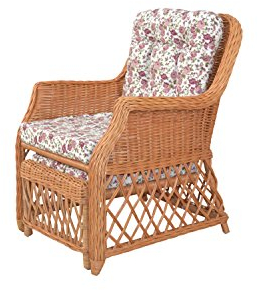 Rattansessel mit Kissen Donald