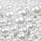 Perlen zum auffädeln lose Perlen für armbänder 70 Stück 12/20/30mm poliert Perlen für Christmas decoration/Vase Füllstoffe/DIY Schmuck Halsketten/Kleidung Dekoration/Hochzeit/Geburtstag Party(Weiß)