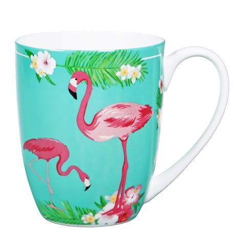 LanHong Taza de café Tazas Desayuno de porcelana con diseño de animales, 355 ml