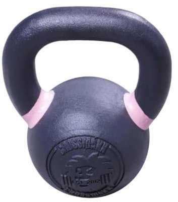 Crossmaxx Powdercoated Kettlebell 8 Kilo - 18 lbs - Rosa - One Size - 8 kg