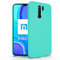 N NEWTOP Cover Compatibile con Xiaomi Redmi 9, Custodia TPU Soft Gel Silicone Ultra Slim Sottile Flessibile Case Posteriore Protettiva (Turchese)