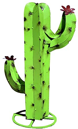 Mllkcao Metall Kaktus Vintage Bunt Kunst Gartendeko Wohnzimmer Balkondeko Rasenornamente Outdoor Indoor Art Decor