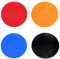 4 Pcs Rubber Jar Gripper Pads Seniors Kids Bottle Opener Silicone Jar Grips for Kitchen Coasters Home Office