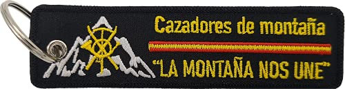 SERMILITAR Llavero bordado de cazadores de montaña