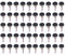 Hilitand 50Pcs Mini Vibrationsmotoren DC 3V 10x2,7mm Flacher Münze Typ Micro Vibrationsmotor für Smart Handy Pager