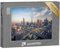 puzzleYOU: Puzzle 1000 Teile „Skyline von Dubai mit den verkehrsreichsten Schnellstraßen“ – aus der Puzzle-Kollektion Dubai, Brücken, Skylines, Burj Khalifa, Aus Aller Welt, Städte Weltweit