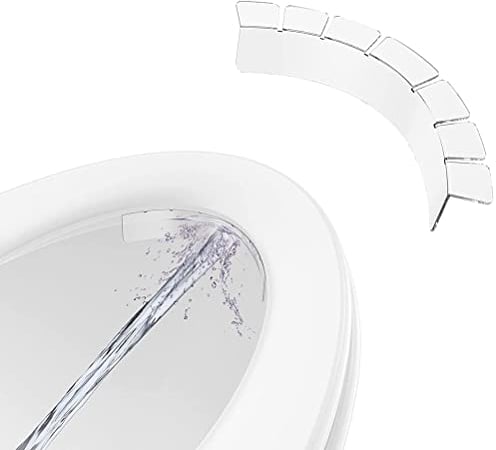 Stylebest Toilettensitz Spritzschutz Transparentes Töpfchentraining PIPI Spritzschutz Wasserdichter Urinabweiser Kinder und Erwachsene
