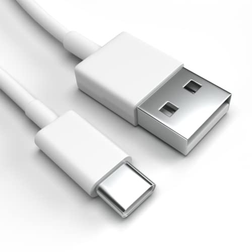 Justcom USB-C Ladekabel für Oppo Realme X2 Weiß 50 cm Handy Schnellladekabel Datenkabel