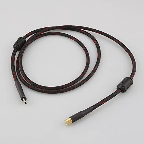 HiFi USB C To B Cable USB Type C To B Audio Data Cable (Color : 0.5MM2x4, Length : 1M 3.28ft)