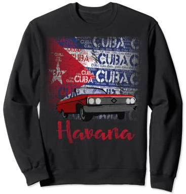 Kubanische Flagge Havanna Sweatshirt