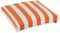 H.O.C.K. Classic Streifen Outdoor Sitzkissen Größen (50x50x5cm, Orange)