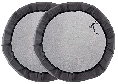 Regentonnen Netz Verstellbares Regentonne Abdeckung, mit Zugband Wetterbeständiger Mückenschutz Regentonne Netz (80CM X2)