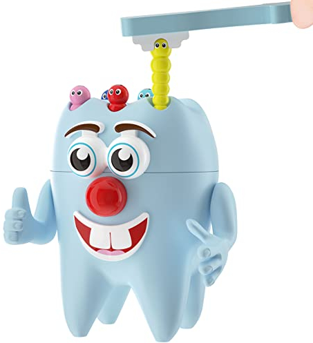 Uping Gioco Magnetico Giochi Montessori 3 4 5 Anni Giocattolo Educativo per Motricità Fine, Regalo Bambino 3 4 5 Anni (Blu)