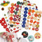 240 Piece Christmas Advent Calendar Stickers - Number Stickers 1-24 for Party Favors, DIY Crafts, Baking Labels & Decoration (Colorful)