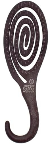 Beter - Cepillo de Pelo Desenredante, con Púas Flexibles y Antitirones - ModeloCoffee O'clock