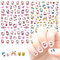 Cute Cartoon Nail Art Stickers 3D Kitty Nail Art Decals Self Adhesive Nail Sticker Anime Kawaii Designer Nail Stickers for Girls Kids Women Manicure Tips Decoration (2 Sheets) … …