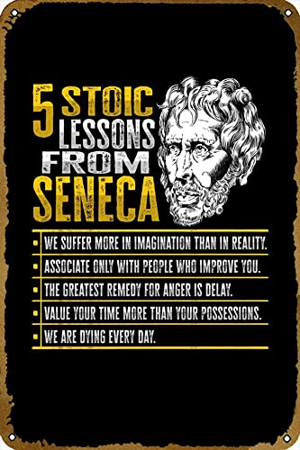 Sokrates Philosophy Design Poster Retro Metall Blech Vintage Schild 30,5 x 20,3 cm Home Bar Man Cave Wanddekoration