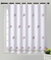 MERCURY TEXTIL- Cortinas de Cocina Translucidas Blancas con Dibujos Bordados de 140x140cm, Pack de 2 Visillos con Trabillas, Cortina para Cocina y Sala de Estar, Cortinas de Media Altura. (Lavanda)