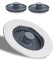 Hibbent Colador de Fregadero de Cocina y Combo de tapón con 3 Coladores - 3 en 1 Carcasa de Acero Inoxidable con Colador Anti-obstrucciones,Fácil instalación para Agujero de Fregadero de 70-86mm