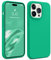 AOTESIER Shockproof Designed for iPhone 14 Pro Max Case, [Food Grade Silicone] [Military Drop Protection] with Anti-Scratch Lining Protective Phone Case for 14 ProMax, 6.7 inch, Emerald Green