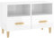 QZZCED TV-Sideboard Fernsehschrank TV-Ständer tv Tisch TV-Schrank Hochglanz-Weiß 80x36x50 cm Holzwerkstoff für Wohnzimmer Schlafzimmer Unterhaltungsgerät