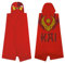 Character World Offizieller Lego Ninjago Fleece-Überwurfdecke mit Kapuze, superweicher, Warmer, roter Überwurf, Kaininja-Design mit Lego-Kopf, perfekt für Zuhause, Schlafzimmer, Übernachtungen und