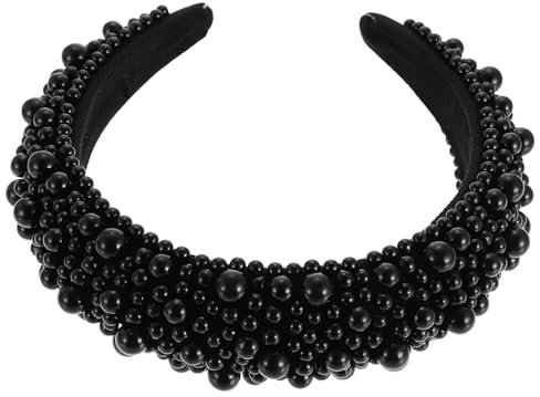 HAPINARY Perlen Stirnband Für Frauen Elegantes Haarband Mit Perlen Dekoratives Stirnband Exquisites Kopfschmuck Accessoire Für Mädchen Und Bräute