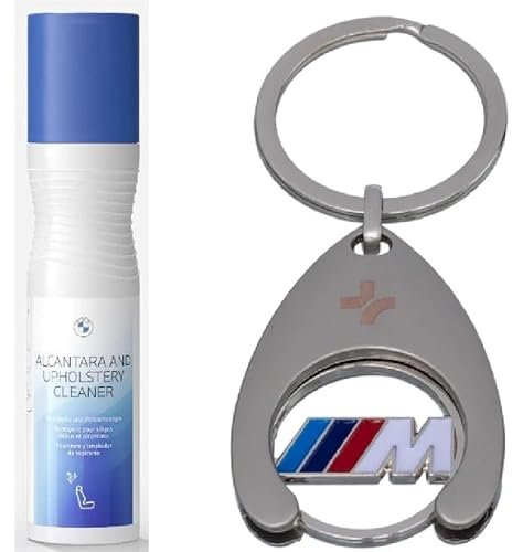 BMW Alcantara Leder Polsterreiniger 250ml – Effektive Reinigung für Autositze, Lenkrad, Innenraum – Schonender Spezialreiniger für empfindliche Materialien + Einkaufschip