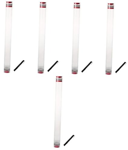 5 Sets Fishing Float Tube Container Storage for Fishing Floats Lightweight and Portable Design and Campers with Wall Thickness