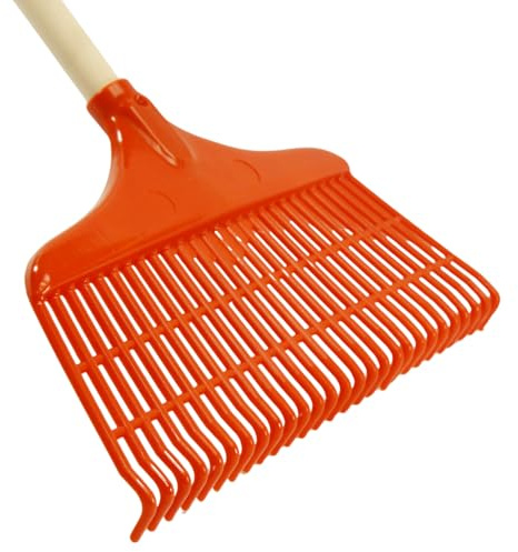 ERPINA® 3er Pack Laubbesen 40cm breit + 160cm Stiel robuste Harke Kunststoff Rechen in Profiqualität für effizientes Laubentfernen ideal für Gartenbesitzer & Landwirte Hofbesen Fächerbesen