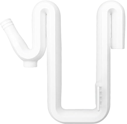 Tubo Di Troppo Pieno Per Botte Pioggia - Tubo Da Giardino A U 16.2x5x15.7cm Pe Raccolta Acqua Piovana | Facile Da Installare | Accessorio Pe Esterni Per Proprietari Di Casa