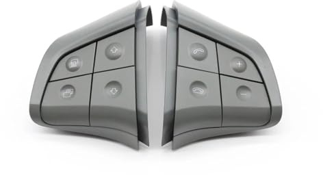 Lenkradknopf Schalter Für Benz GL ML RB Klasse W164 W245 W251 Lenkradschalter Steuertasten Auto Multifunktionstasten(Model A-Gray)